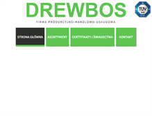 Tablet Screenshot of drewbos.pl